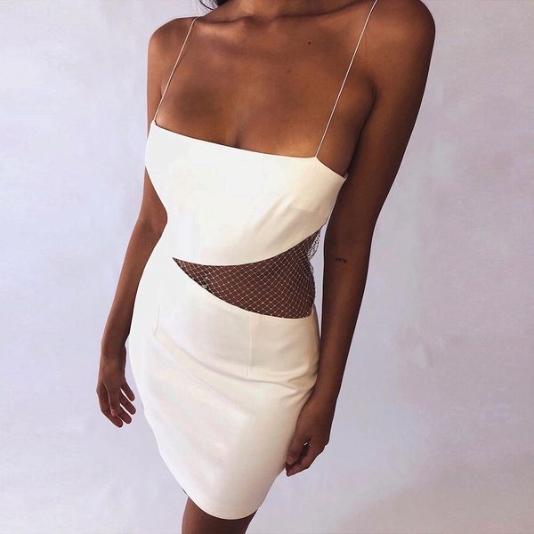 adyce 2019 new summer bodycon bandage dress women vestidos spaghetti strap white club dresses celebrity evening party dress, Black;gray
adyce 2019 new summer bodycon bandage dress women vestidos spaghetti strap white club dresses celebrity evening party dress, Black;gray