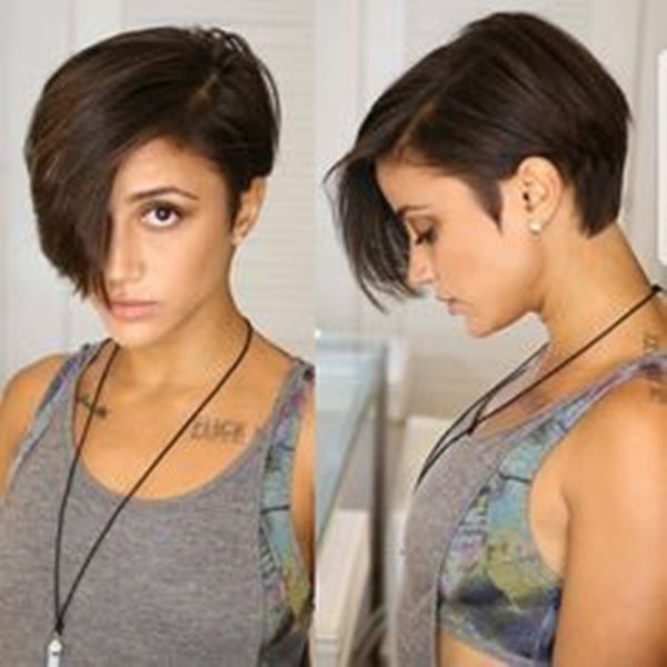 short bob pixie cut side part little lace front human hair wigs for black women, Black;brown
short bob pixie cut side part little lace front human hair wigs for black women, Black;brown