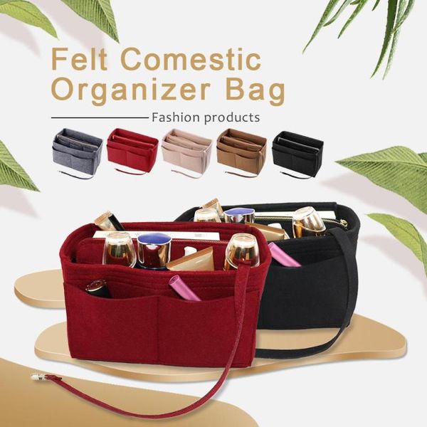 fashion 5 styles purse organizer insert felt bag organizer with zippper makeup handbag bag shaper for tote storage
fashion 5 styles purse organizer insert felt bag organizer with zippper makeup handbag bag shaper for tote storage