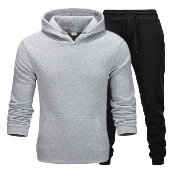2020 new men sweatshirt tracksuit thermal underwear men sportswear sets fleece thick hoodie+pants sporting suit male, Gray
2020 new men sweatshirt tracksuit thermal underwear men sportswear sets fleece thick hoodie+pants sporting suit male, Gray