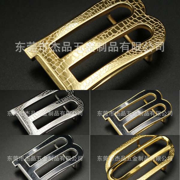 stainless steel belt men's b letter plate buckle belt waist seal smooth buckle 3.8cm, Slivery;black
stainless steel belt men's b letter plate buckle belt waist seal smooth buckle 3.8cm, Slivery;black