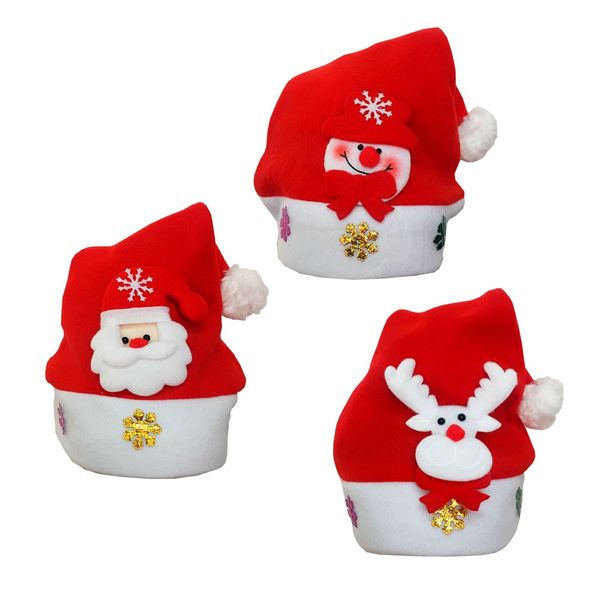wholesale12pcs/lot kids christmas hat santa claus reindeer snowman xmas gifts cap beanies hats
wholesale12pcs/lot kids christmas hat santa claus reindeer snowman xmas gifts cap beanies hats
