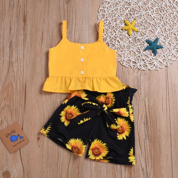 emmababy toddler baby girl clothes sleeveless strap crop ruffle sunflower print short pants 2pcs outfits clothes summer, White
emmababy toddler baby girl clothes sleeveless strap crop ruffle sunflower print short pants 2pcs outfits clothes summer, White