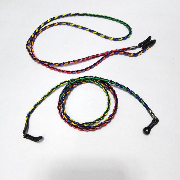 sunglass braided spectacle lanyard strings mixed with waxed cotton cords and pu leather cords, Silver
sunglass braided spectacle lanyard strings mixed with waxed cotton cords and pu leather cords, Silver