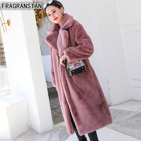 women's fur & faux winter women coat luxury long loose lapel overcoat thick warm plus size female plush coats, Black
women's fur & faux winter women coat luxury long loose lapel overcoat thick warm plus size female plush coats, Black
