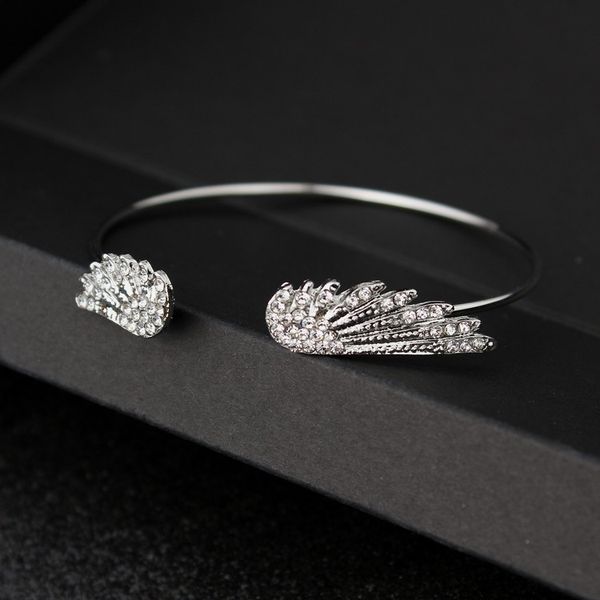 jg1 fashion accessories set auger wings of the angel bangle bracelet personality alloy crystal bangle bracelets k3464, Black
jg1 fashion accessories set auger wings of the angel bangle bracelet personality alloy crystal bangle bracelets k3464, Black