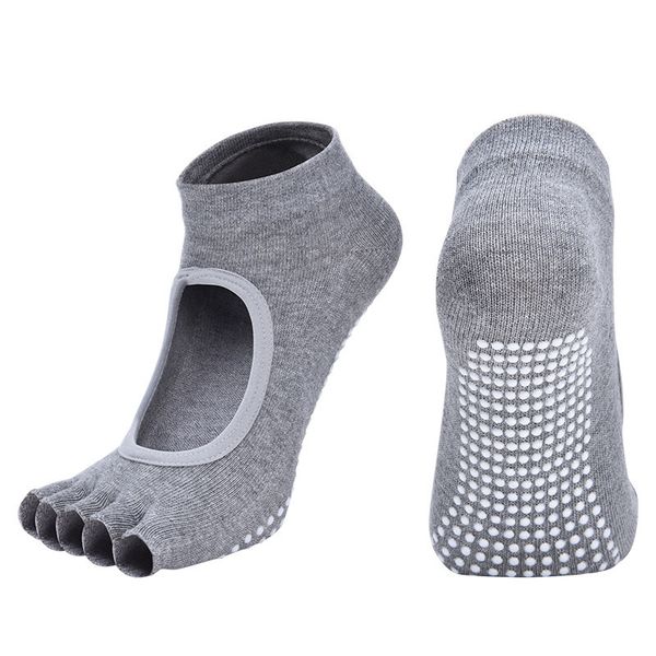 salspor women yoga five fingers open back slip-resistant socks gym sports yoga open toe socks for running work out cycling, Black
salspor women yoga five fingers open back slip-resistant socks gym sports yoga open toe socks for running work out cycling, Black
