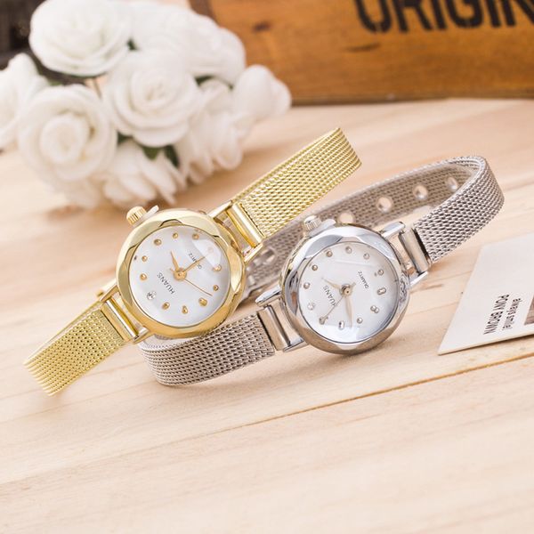 women ladies stainless steel mesh band wrist watch wedding women fashion, Slivery;brown
women ladies stainless steel mesh band wrist watch wedding women fashion, Slivery;brown