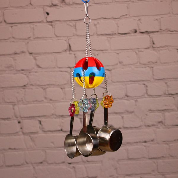 parrot toys three chromosphere chew bird toys stainless steel gnaw toys four pot string 232g
parrot toys three chromosphere chew bird toys stainless steel gnaw toys four pot string 232g