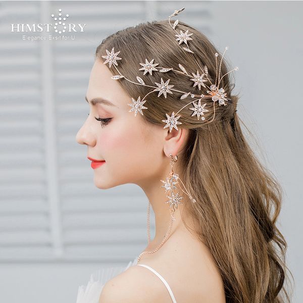 himstory large rose gold wedding hairpins elegance flower hair accessories hair jewelry tiara de noiva, White;golden
himstory large rose gold wedding hairpins elegance flower hair accessories hair jewelry tiara de noiva, White;golden