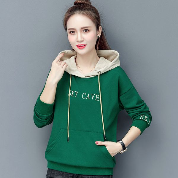 thin sweater women's 20 spring new model women's korean-style lettered embroidery ins hooded loose coat women, Black
thin sweater women's 20 spring new model women's korean-style lettered embroidery ins hooded loose coat women, Black