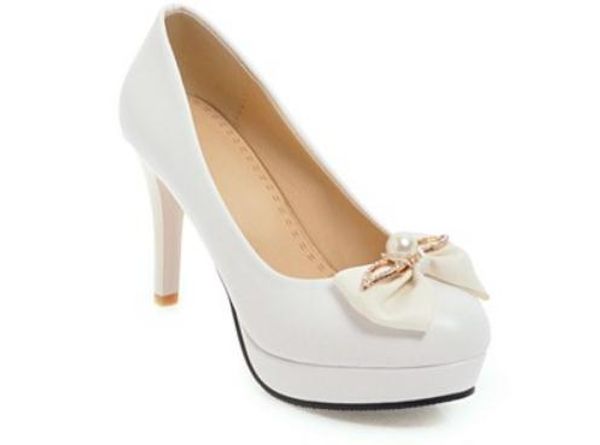 2019 women's shoes in spring and autumn with new style high heel fine heel round head waterproof table bowknot @650, Black
2019 women's shoes in spring and autumn with new style high heel fine heel round head waterproof table bowknot @650, Black