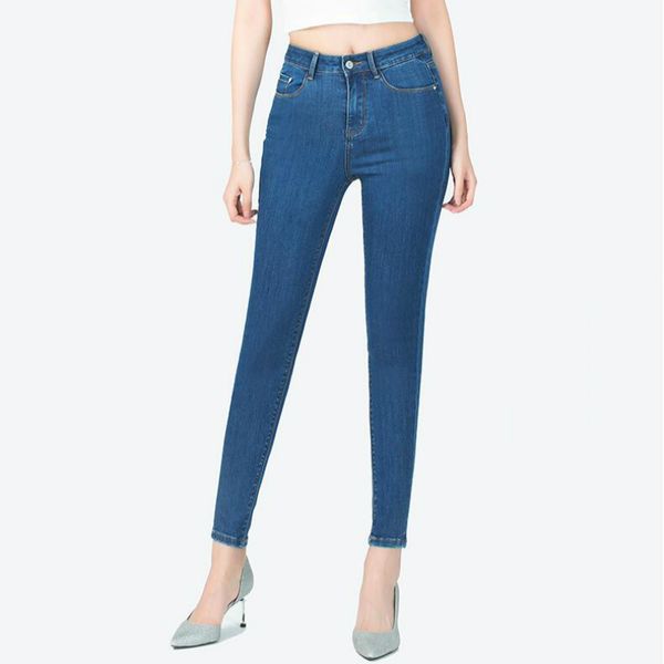 2019 new spring and summer office lady cotton high waist female women girls brand stretch pencil pants jeans clothes, Blue
2019 new spring and summer office lady cotton high waist female women girls brand stretch pencil pants jeans clothes, Blue