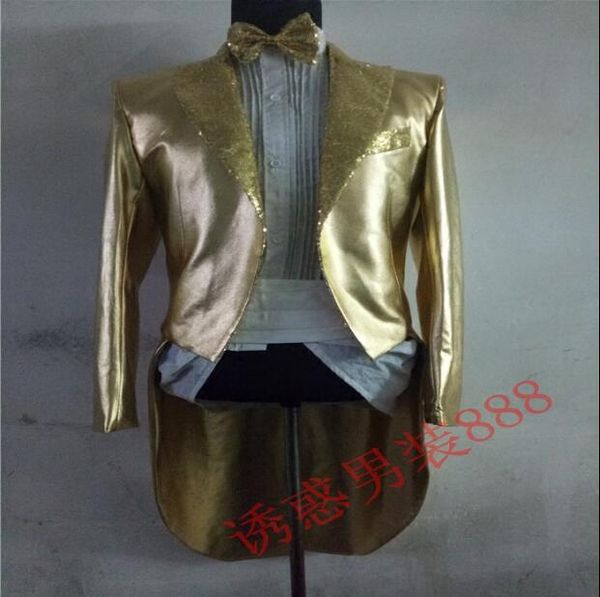 s~5xl new 2019 men's clothing fashion slim bigbang dj golden embroidery full dress magician plus size singer costumes, White;black
s~5xl new 2019 men's clothing fashion slim bigbang dj golden embroidery full dress magician plus size singer costumes, White;black