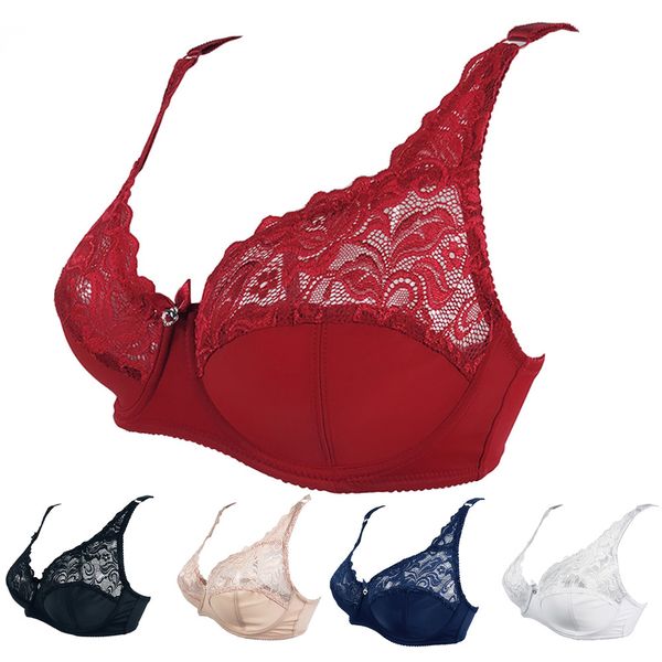 blackday new 2020 ultrathin transparent brassiere c d cup big size women bra solid lace hollow out soutien gorge underwear, Red;black
blackday new 2020 ultrathin transparent brassiere c d cup big size women bra solid lace hollow out soutien gorge underwear, Red;black