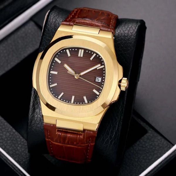 2020 automatic machinery 39mm luxury watch men sweeping movement good watch watch model no battery watches 82, Slivery;brown
2020 automatic machinery 39mm luxury watch men sweeping movement good watch watch model no battery watches 82, Slivery;brown