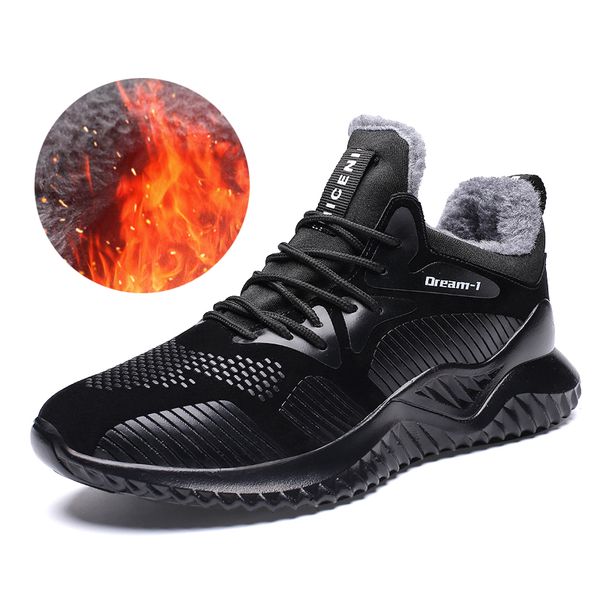 new men shoes winter with plush warm ankle boots fashion wear-resisting rubber sole casual boots big size 39-46 male sneakers, Black
new men shoes winter with plush warm ankle boots fashion wear-resisting rubber sole casual boots big size 39-46 male sneakers, Black