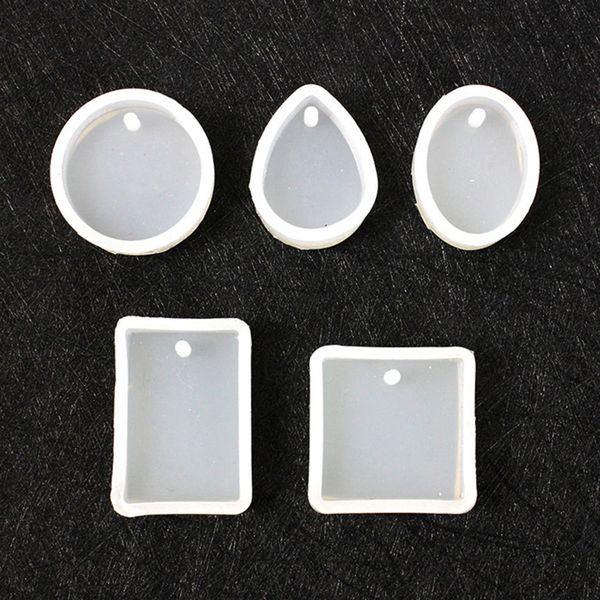 pack of 5 types silicone moulds charm pendant diy molds jewelry making tools with hanging hole
pack of 5 types silicone moulds charm pendant diy molds jewelry making tools with hanging hole
