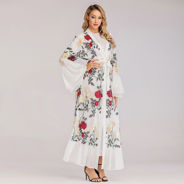 ramadan kimono abaya femme robe dubai muslim hijab dress kaftan abayas caftan marocain qatar uae elbise turkish islamic clothing, Red
ramadan kimono abaya femme robe dubai muslim hijab dress kaftan abayas caftan marocain qatar uae elbise turkish islamic clothing, Red