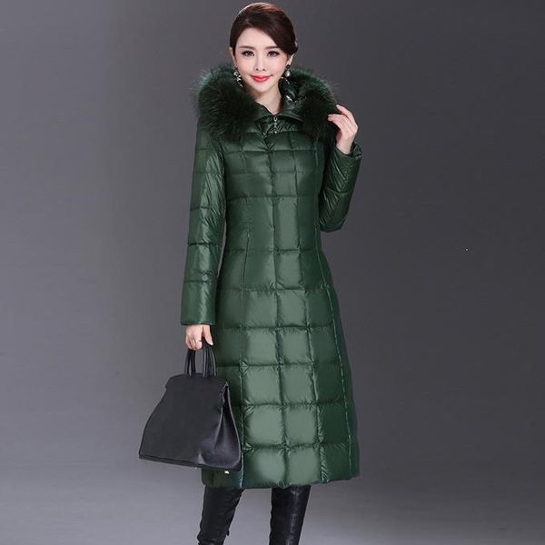 2019 winter duck down jacket solid women long slim coat female womens jackets with real fur collar plus size cotton jacket, Black
2019 winter duck down jacket solid women long slim coat female womens jackets with real fur collar plus size cotton jacket, Black