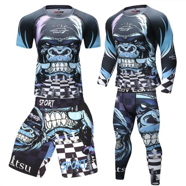 boxing set compression jersey pants 3d orangutan printing rashguard kickboxing tight t-shirts pants muay thai fightwear, Black;red
boxing set compression jersey pants 3d orangutan printing rashguard kickboxing tight t-shirts pants muay thai fightwear, Black;red