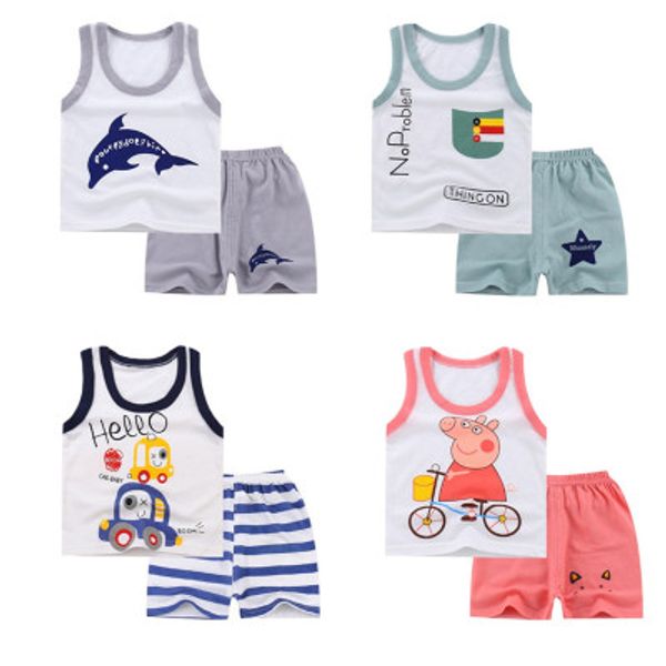 2019 summer children's clothing set baby boy and girl clothes suit cotton kids clothing set cartoon infant, White
2019 summer children's clothing set baby boy and girl clothes suit cotton kids clothing set cartoon infant, White