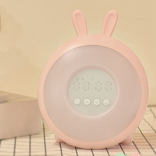 wake up light alarm clock sunrise/sunset simulation digital clock 7colors light sounds snooze function press control
wake up light alarm clock sunrise/sunset simulation digital clock 7colors light sounds snooze function press control