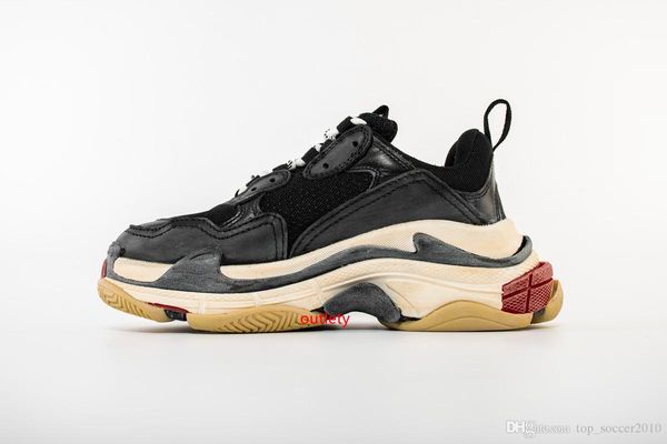 2019 china original paris 17fw triple s shoes sneaker casual luxury dad shoes for mens women beige black sports shoes 36-45 
2019 china original paris 17fw triple s shoes sneaker casual luxury dad shoes for mens women beige black sports shoes 36-45