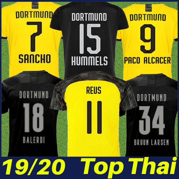 2019 2020 sancho football shirt home yellow paco alcacer hummels reus brandt soccer jersey 110th anniversary edition akanji weigl uniform, Black;yellow
2019 2020 sancho football shirt home yellow paco alcacer hummels reus brandt soccer jersey 110th anniversary edition akanji weigl uniform, Black;yellow