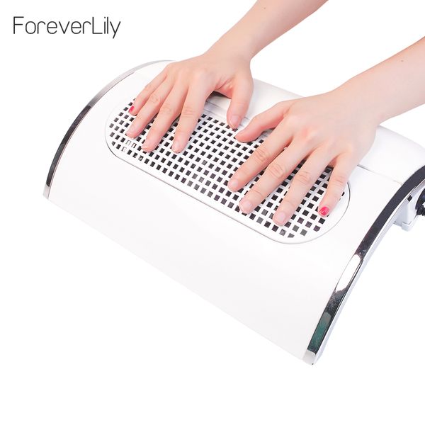 foreverlily powerful nail dust suction collector with 3 fan vacuum cleaner manicure tools machine with 2 dust collecting bags, Silver
foreverlily powerful nail dust suction collector with 3 fan vacuum cleaner manicure tools machine with 2 dust collecting bags, Silver