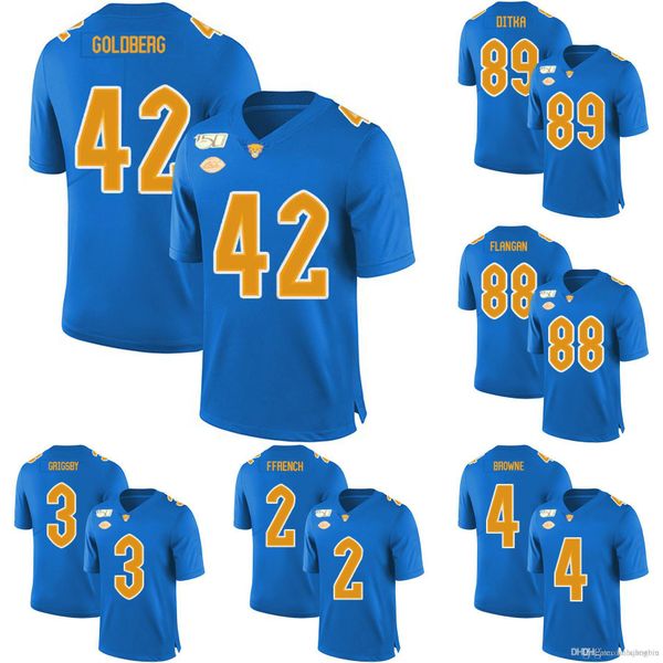 marshall goldberg stitched men's pittsburgh panthers max browne maurice ffrench matt flanagan white college football jersey, Black
marshall goldberg stitched men's pittsburgh panthers max browne maurice ffrench matt flanagan white college football jersey, Black