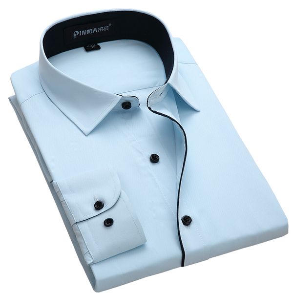 orinery solid dress shirt for men 2019 new arrival long sleeve business shirt fashion camisa masculina formal clothes, White;black
orinery solid dress shirt for men 2019 new arrival long sleeve business shirt fashion camisa masculina formal clothes, White;black
