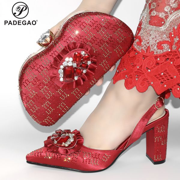 ins new design selling in red color african lady shoes and bag set comfortable heels italian women shoes and bag set, Black
ins new design selling in red color african lady shoes and bag set comfortable heels italian women shoes and bag set, Black