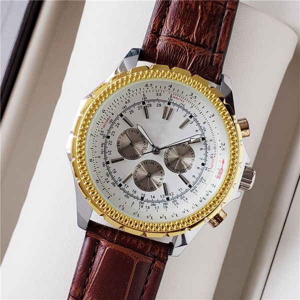 12new brand automatic men wrist watch navitimer ti3 blue dial blue watch leather 1884 fashion male luxury watch shopping, Slivery;brown
12new brand automatic men wrist watch navitimer ti3 blue dial blue watch leather 1884 fashion male luxury watch shopping, Slivery;brown