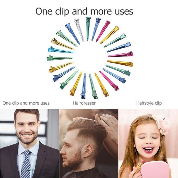 50pcs mini colorful hair clips single prong alligator hair clips aluminum hairdressing barrettes flat hairpins styling tool, Golden;silver
50pcs mini colorful hair clips single prong alligator hair clips aluminum hairdressing barrettes flat hairpins styling tool, Golden;silver