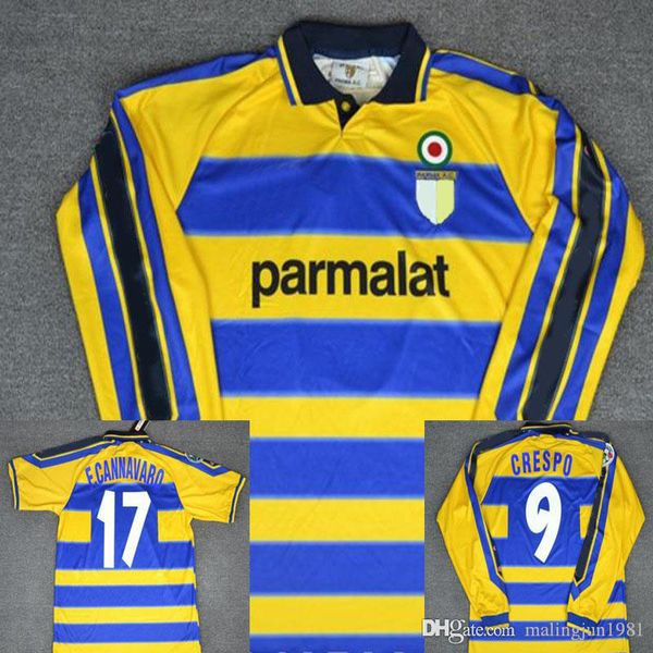 99 00 Parma Crespo Cannavaro Italia Retro Soccer Jersys Long Sleeve Football Shirts 1999 2000 Camiseta Maillot Camisa futebol Maglie Calcio
99 00 Parma Crespo Cannavaro Italia Retro Soccer Jersys Long Sleeve Football Shirts 1999 2000 Camiseta Maillot Camisa futebol Maglie Calcio