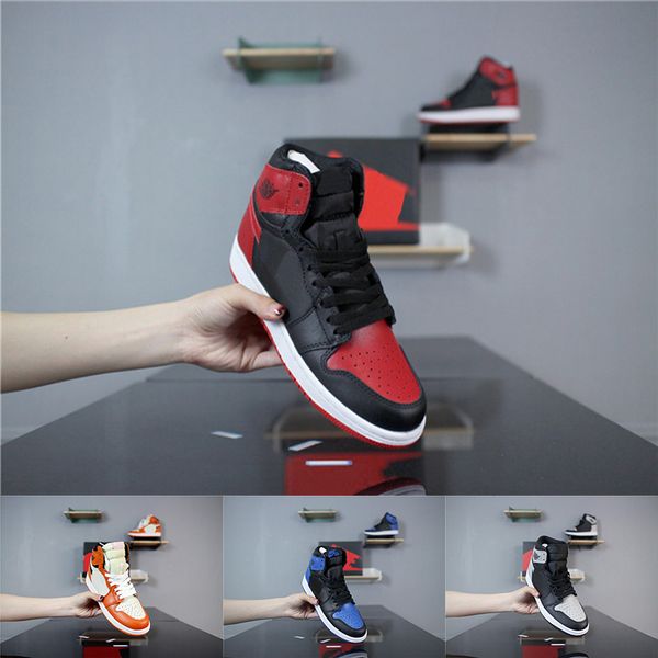 High Quality 2018 New 1 High OG Basketball Shoes Game Royal Banned Shadow Bred Red Blue Toe Men 1s Shattered Backboard Retro Sneakers
High Quality 2018 New 1 High OG Basketball Shoes Game Royal Banned Shadow Bred Red Blue Toe Men 1s Shattered Backboard Retro Sneakers