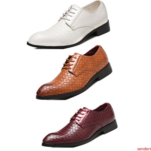 2020 shoes for men dress leather black nine white brown light brown fashion running shoes size 40-45
2020 shoes for men dress leather black nine white brown light brown fashion running shoes size 40-45