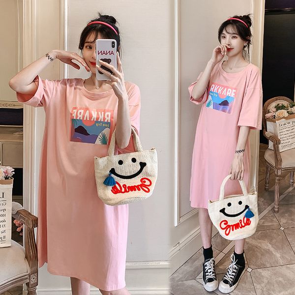 2029# maternity clothes summer t-shirt cotton short sleeve loose stylish dress for pregnant women mom dress, White
2029# maternity clothes summer t-shirt cotton short sleeve loose stylish dress for pregnant women mom dress, White