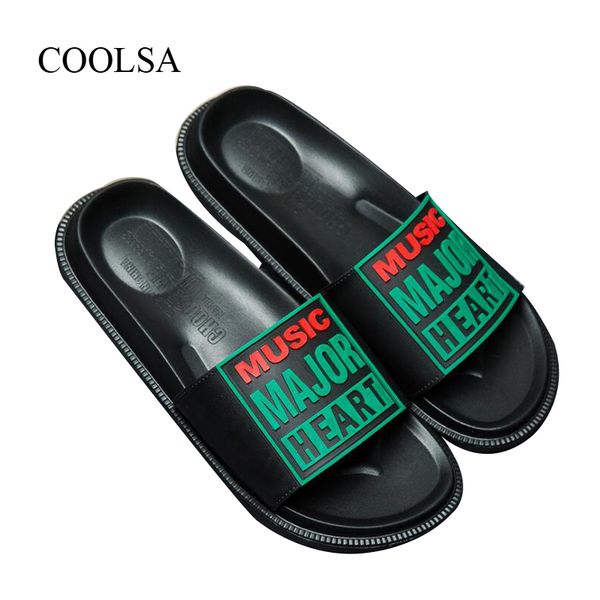 coosa men's fashion letter print slippers outdoor vacation beach flip flops women's indoor bedroom non-slip slippers wholesale, Black
coosa men's fashion letter print slippers outdoor vacation beach flip flops women's indoor bedroom non-slip slippers wholesale, Black