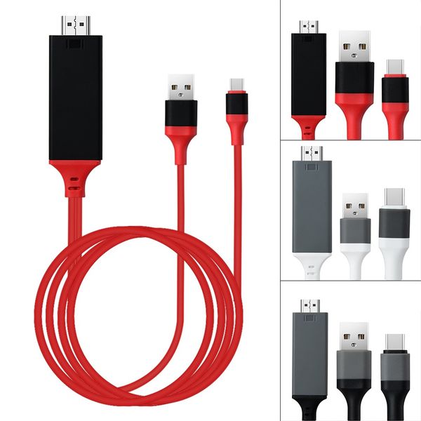 hdtv cable 1080p type c to hdmi converter adapter screen mirroring cable hdtv adapter plug and play for type-c 50pcs/lot
hdtv cable 1080p type c to hdmi converter adapter screen mirroring cable hdtv adapter plug and play for type-c 50pcs/lot