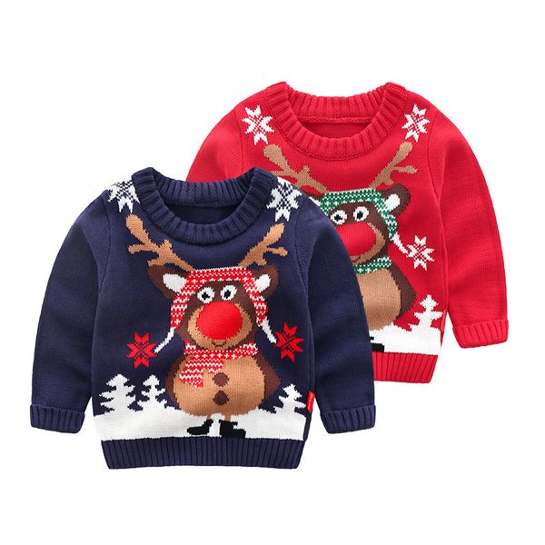 christmas knitted baby clothes boys sweaters cartoon elk kids cardigan sweater baby boy pullover knitted sweater, Blue
christmas knitted baby clothes boys sweaters cartoon elk kids cardigan sweater baby boy pullover knitted sweater, Blue