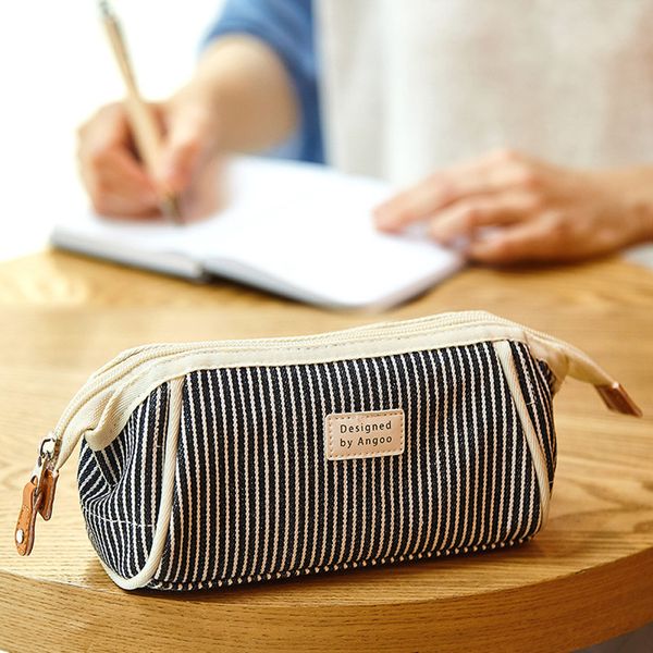 canvas large capacity pencil case for girls pencil bags multifunctional zipper school portable simple case for school
canvas large capacity pencil case for girls pencil bags multifunctional zipper school portable simple case for school