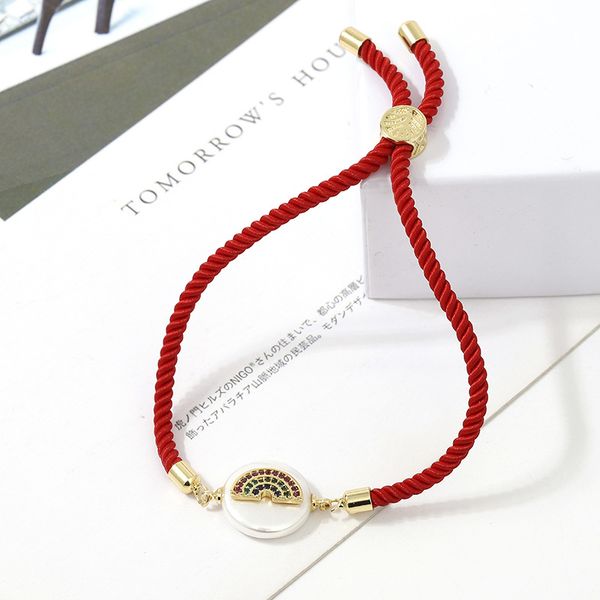 charm new 2020 micro-set rainbow bracelet adjustable adjustable gold bracelet for girlfriend couple, Black
charm new 2020 micro-set rainbow bracelet adjustable adjustable gold bracelet for girlfriend couple, Black