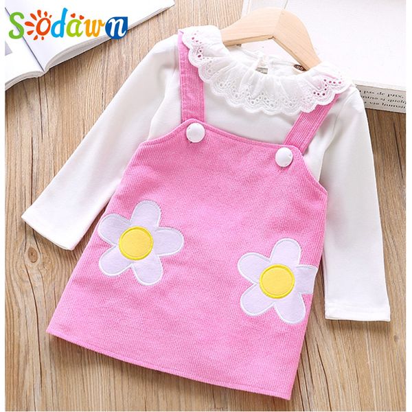 2019 girl clothes suit autumn floral sling dress+long sleeve princess bottoming shirts 2pcs kids clothing set, White
2019 girl clothes suit autumn floral sling dress+long sleeve princess bottoming shirts 2pcs kids clothing set, White