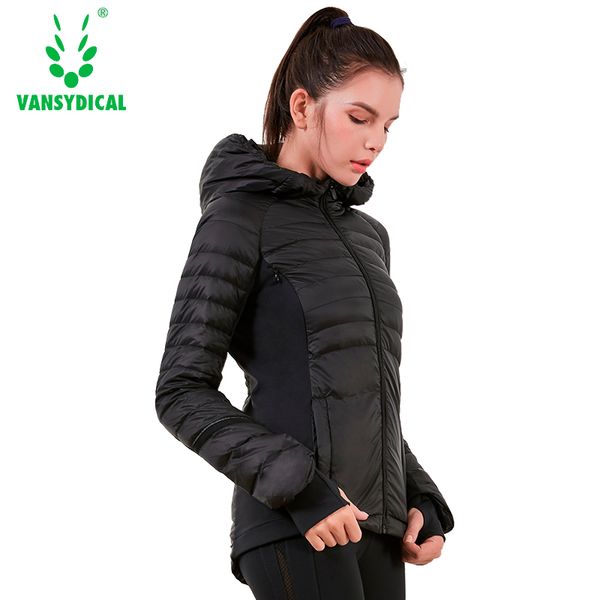 vansydical women's running jacket long sleeve sports coat women gym fitness zipper windproof waterproof running jackets, Black;red
vansydical women's running jacket long sleeve sports coat women gym fitness zipper windproof waterproof running jackets, Black;red