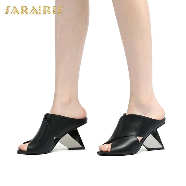 sarairis fashion new design genuine cow strange style summer pumps mules women shoes peep toe slip-on black shoes woman pumps
sarairis fashion new design genuine cow strange style summer pumps mules women shoes peep toe slip-on black shoes woman pumps