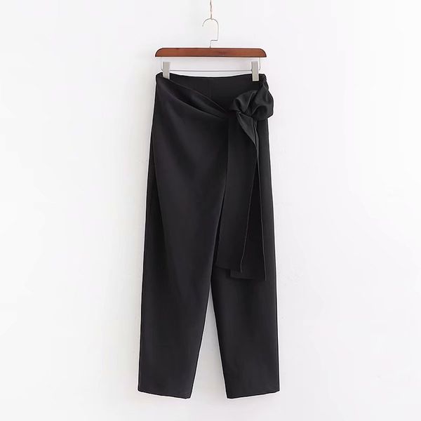 women fashion solid color bow tied black harem pants femme ankle length leisure side zipper trousers casual chic pants p555, Black;white
women fashion solid color bow tied black harem pants femme ankle length leisure side zipper trousers casual chic pants p555, Black;white