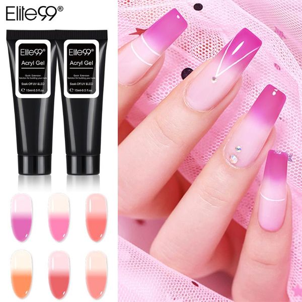 elite99 color-changing acrylic poly extension gel quick building gel polish clear pink nail tips builder soak off uv, Red;pink
elite99 color-changing acrylic poly extension gel quick building gel polish clear pink nail tips builder soak off uv, Red;pink