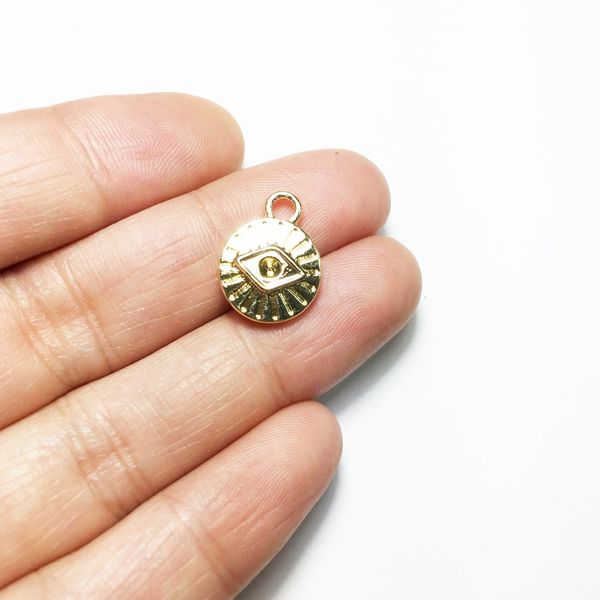 eruifa 20pcs zinc alloy popular tiny eye coin wholesales necklace,earring bracelet jewelry diy handmade 2 color, Bronze;silver
eruifa 20pcs zinc alloy popular tiny eye coin wholesales necklace,earring bracelet jewelry diy handmade 2 color, Bronze;silver
